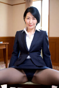 熟女人事課長の甘い罠と息子の逆転支配劇