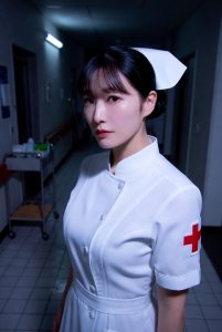 夜勤明けの仮眠室で疼く秘部、溢れる蜜の染み